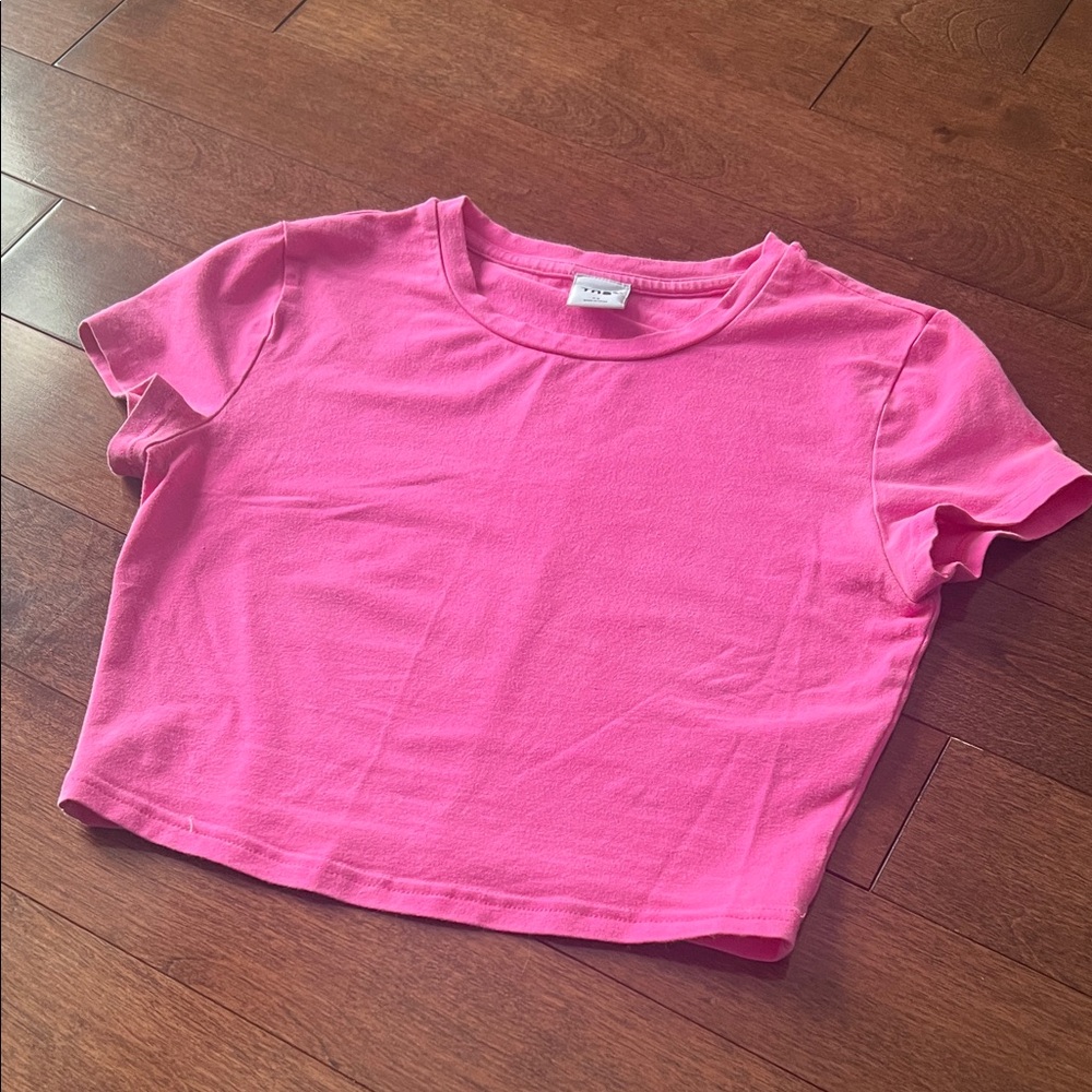 TNA Bright Pink Crop Top